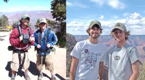 Before and After 4 day Rim2Rim2Rim hike - 2002