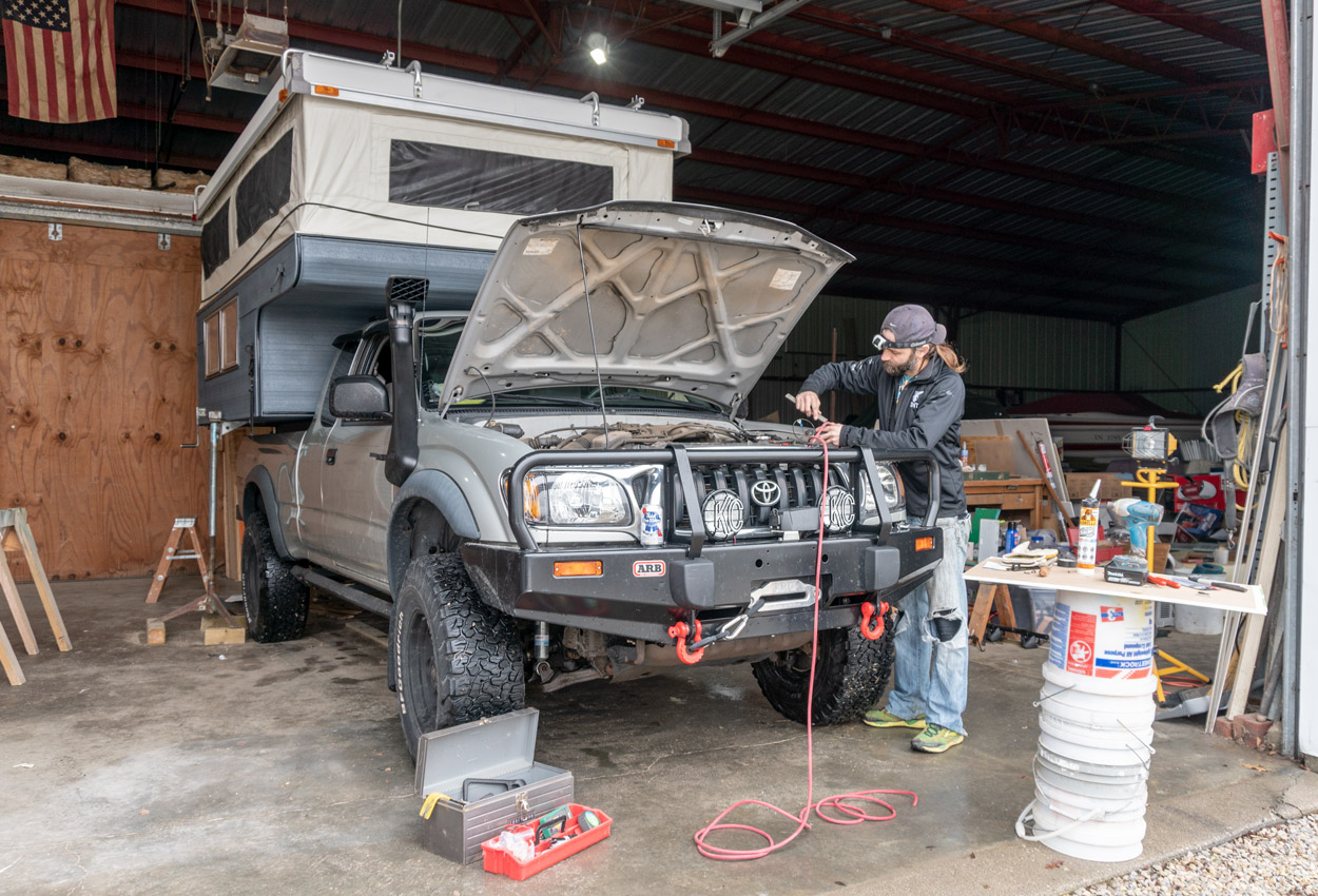 Remodeling a Pop Up Truck Camper - Electric