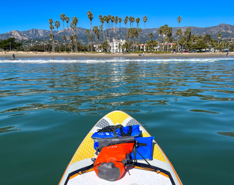 Paddling In Santa Barbara.